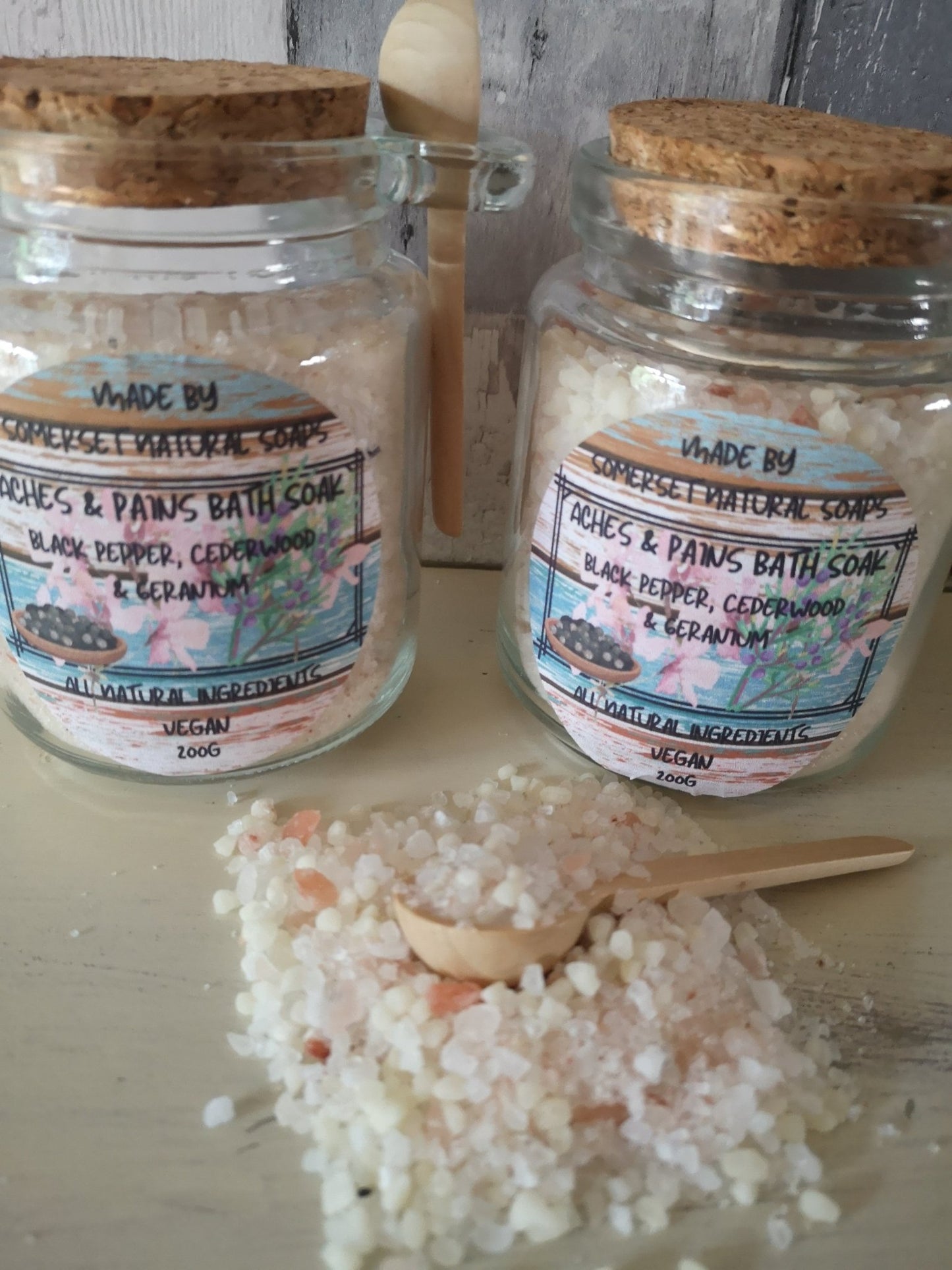 Aches & Pains Bath Soak - Herbalshire Handmade Herbal Products