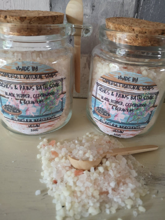 Aches & Pains Bath Soak - Herbalshire Handmade Herbal Products
