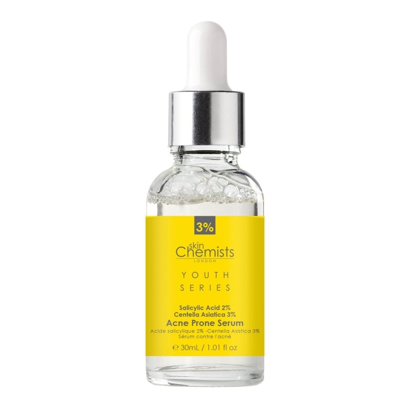 Acne Prone Serum Salicylic Acid 2%, Centella Asistica 3% 30ml - Herbalshire Handmade Herbal Products