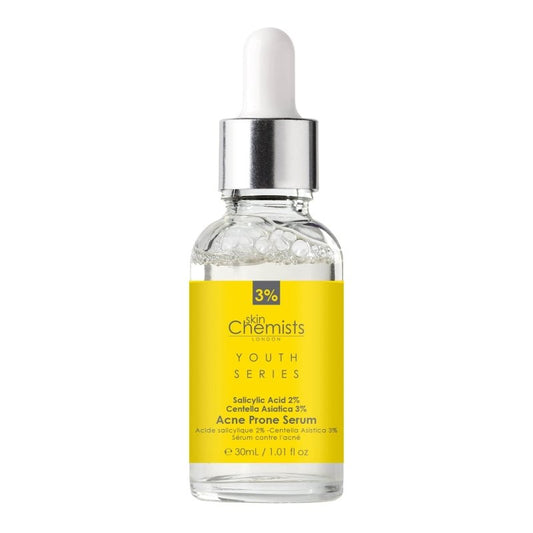 Acne Prone Serum Salicylic Acid 2%, Centella Asistica 3% 30ml - Herbalshire Handmade Herbal Products