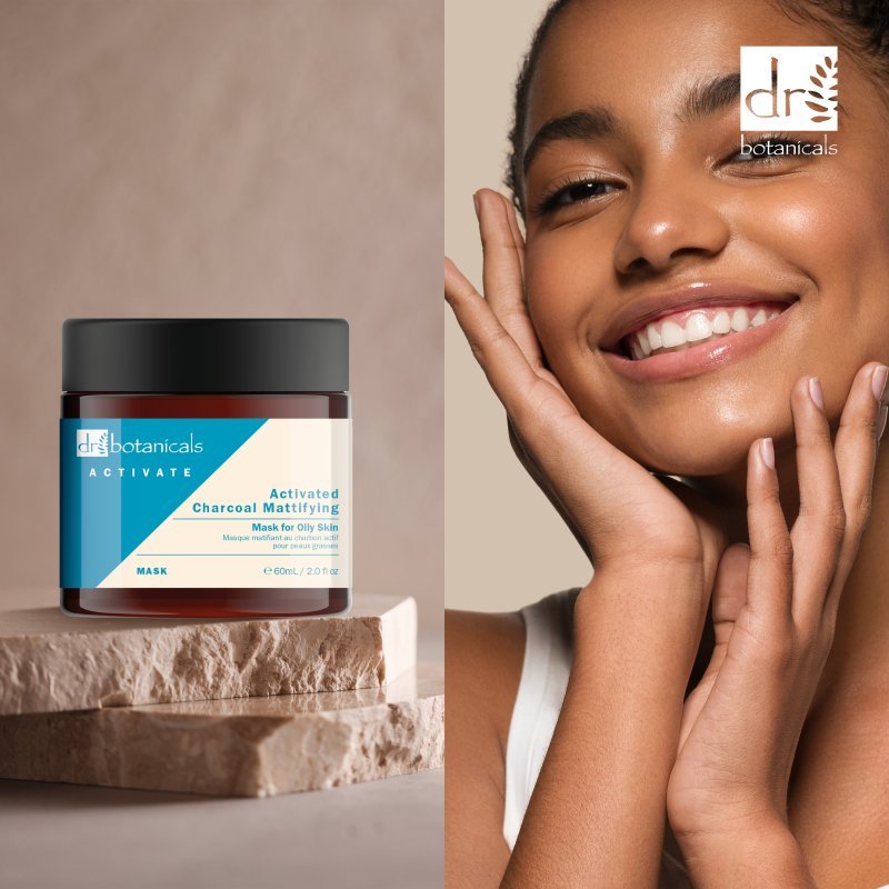 Activate Charcoal Mattifying Mask for Oily Skin 60ml - Herbalshire Handmade Herbal Products