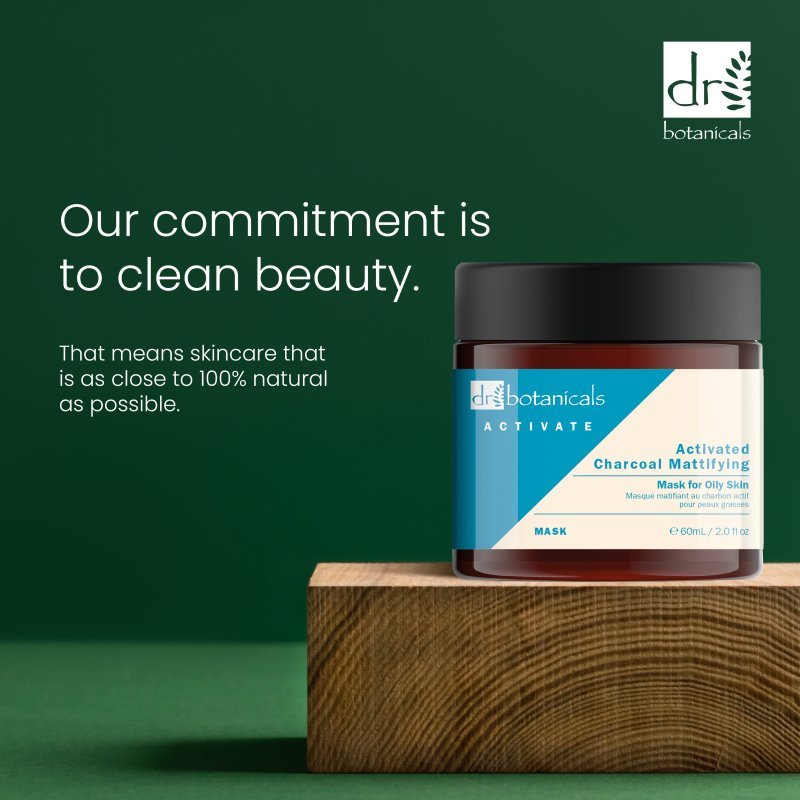 Activate Charcoal Mattifying Mask for Oily Skin 60ml - Herbalshire Handmade Herbal Products
