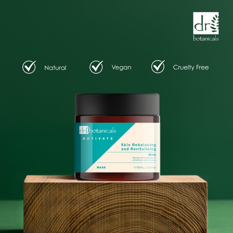 Activate Skin Rebalancing And Revitalizing Mask 60ml - Herbalshire Handmade Herbal Products