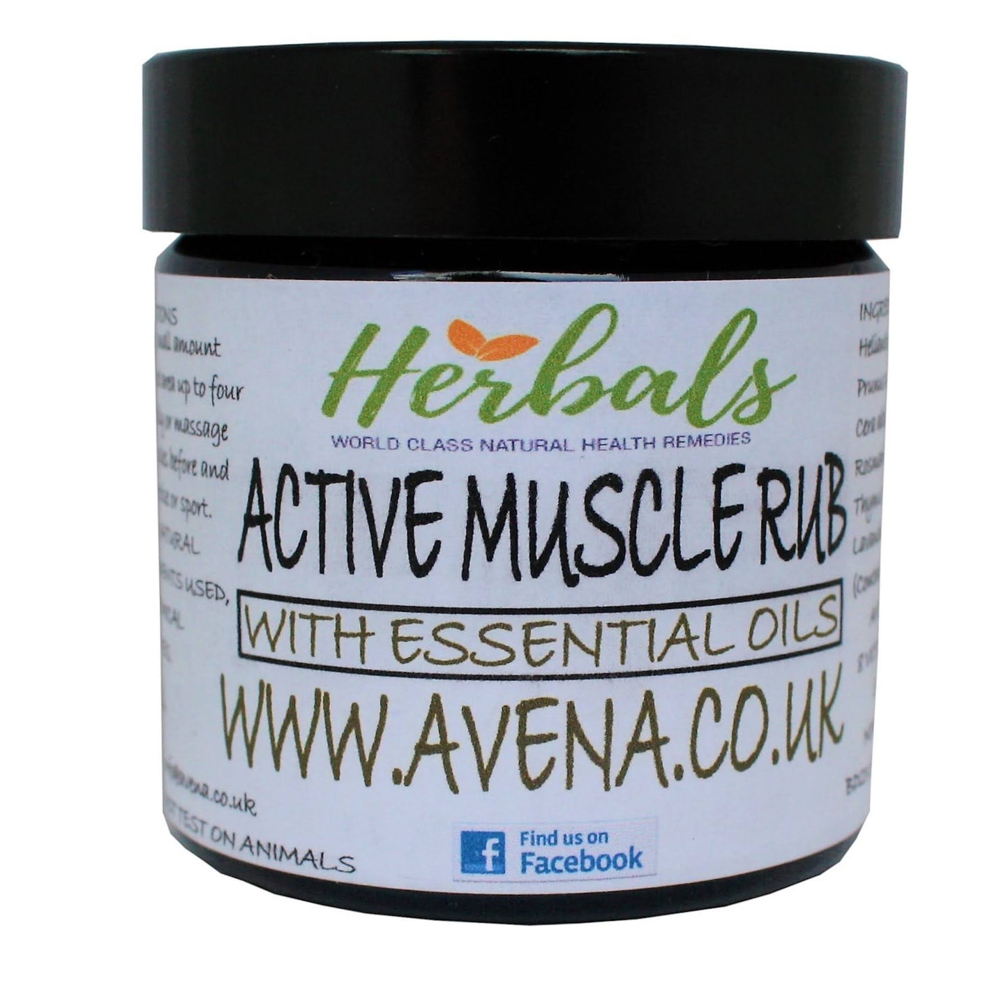 Natural Muscle Rub Herbal Natural Cream For Muscle Aches Pains Strains Tired Pa