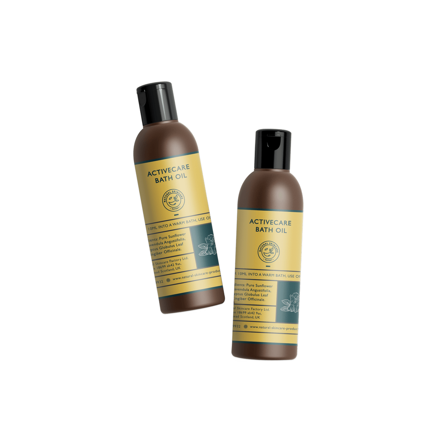 ActiveCare Bath Oil - Herbalshire Handmade Herbal Products