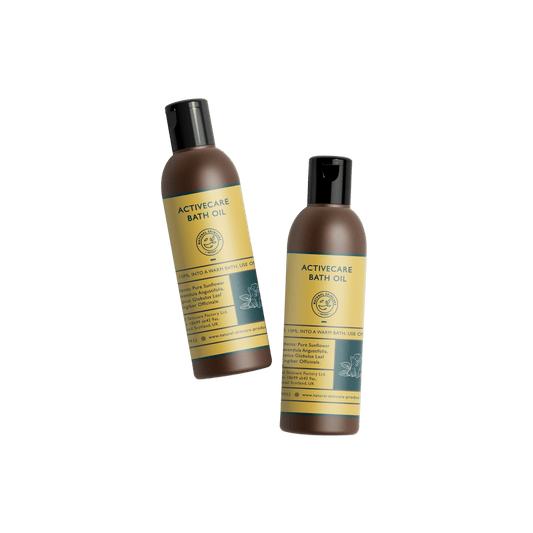 ActiveCare Bath Oil - Herbalshire Handmade Herbal Products