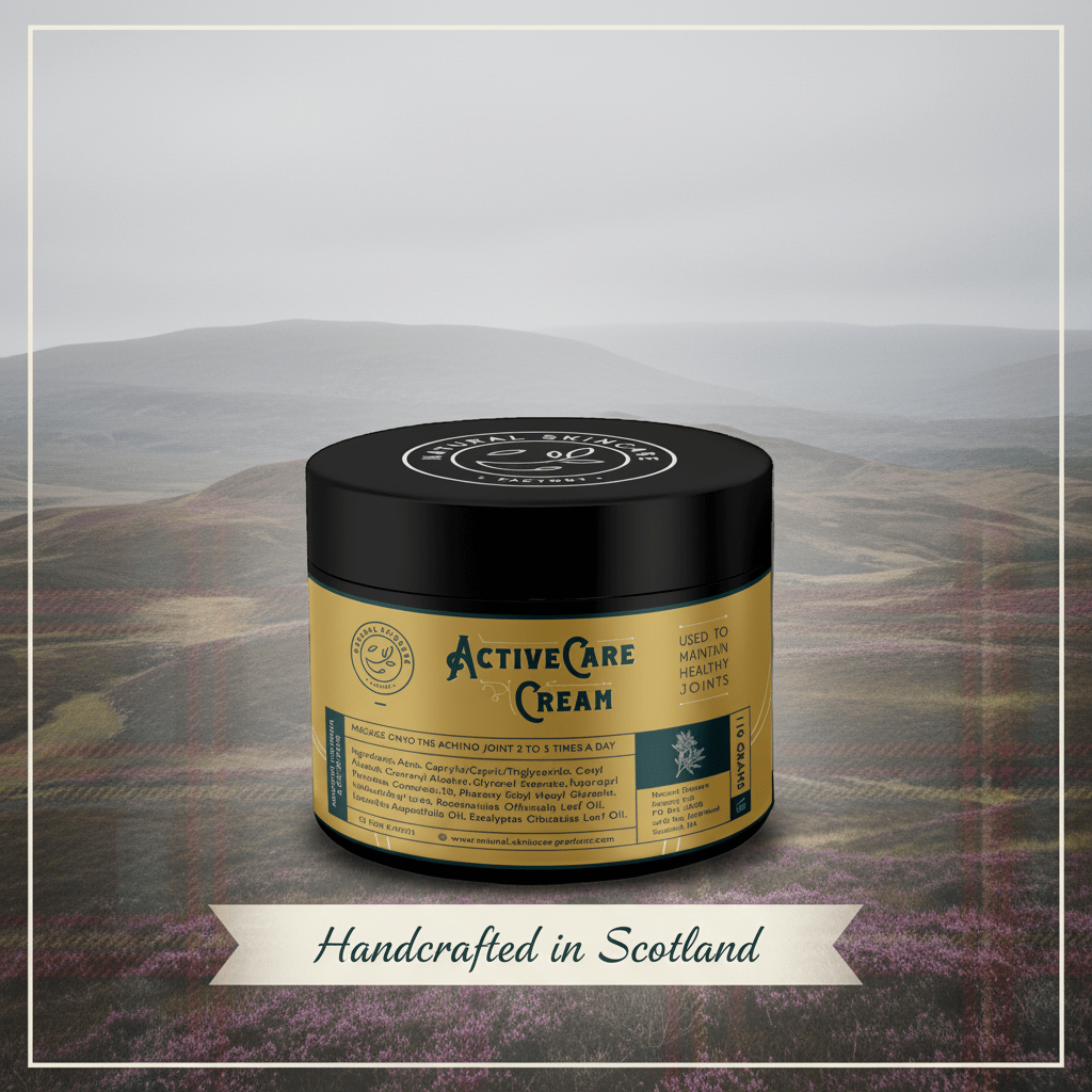 ActiveCare Joint Cream – Fast - Absorbing Daily Joint & Muscle Comfort Cream | Non - Greasy Formula - Herbalshire Handmade Herbal Products