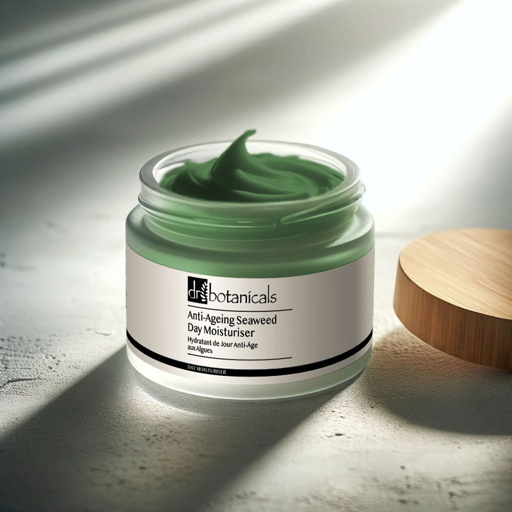 Advanced Light Serum Essence 12 - Hour Overnight Green Tea Night Moisturiser Seaweed Face Moisturiser - Herbalshire Handmade Herbal Products