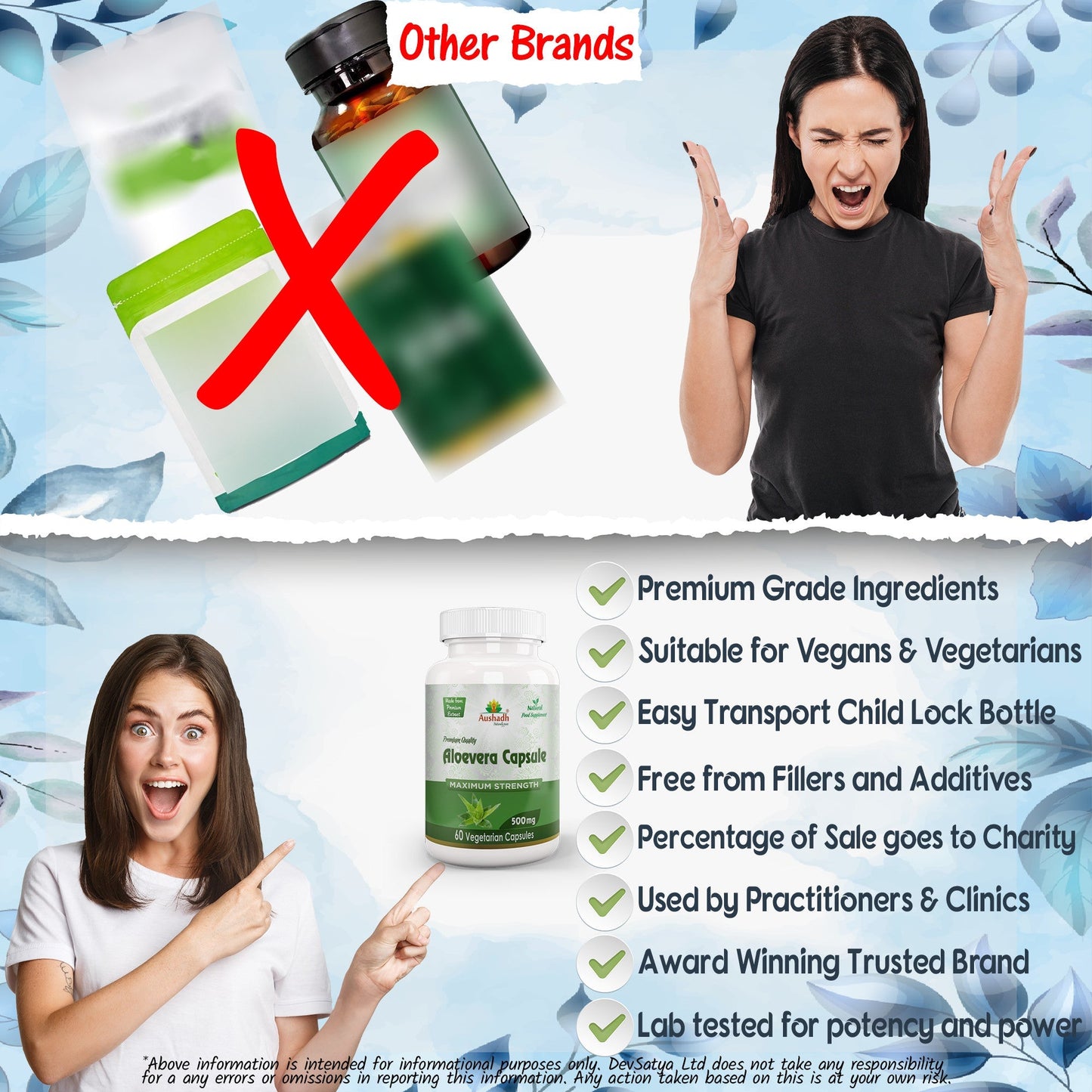 Aloe Vera Capsule - Herbalshire Handmade Herbal Products