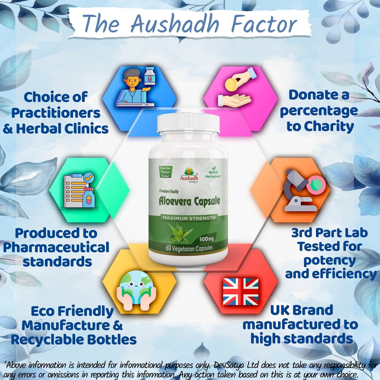 Aloe Vera Capsule - Herbalshire Handmade Herbal Products