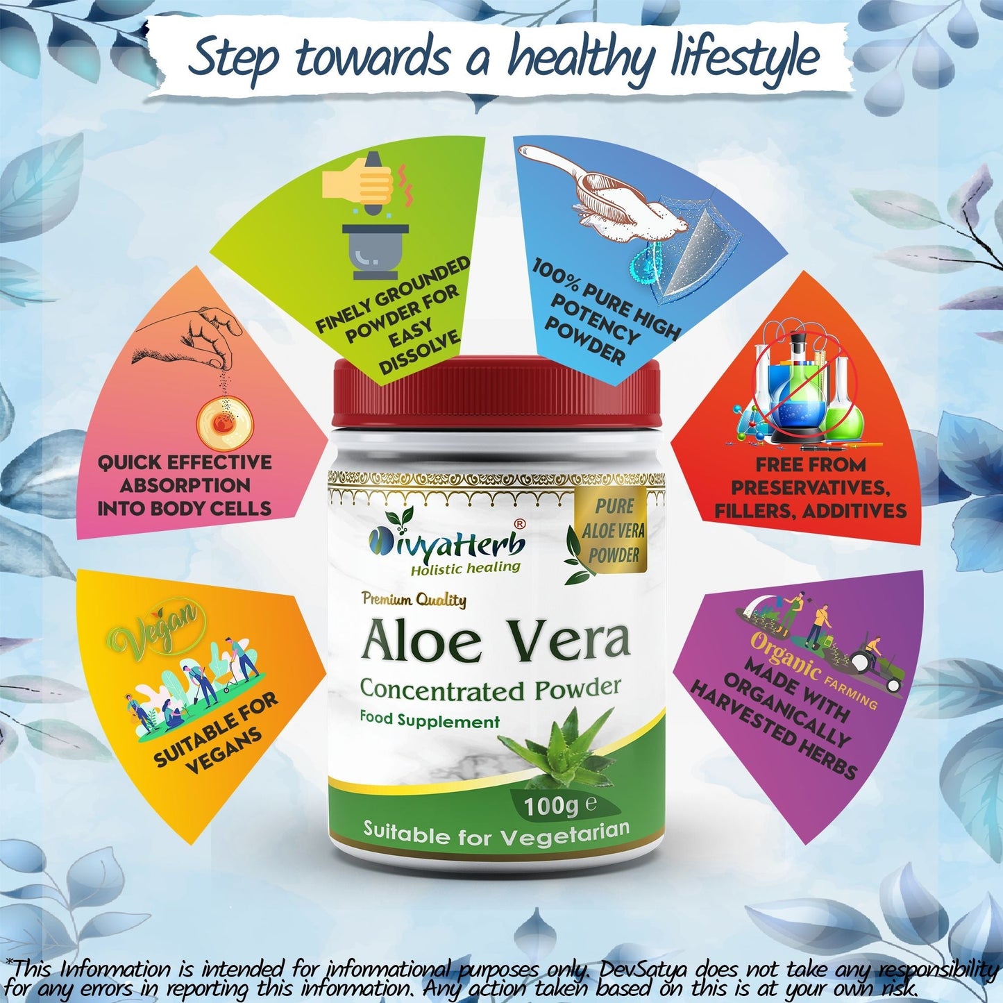 Aloe Vera Powder - Herbalshire Handmade Herbal Products