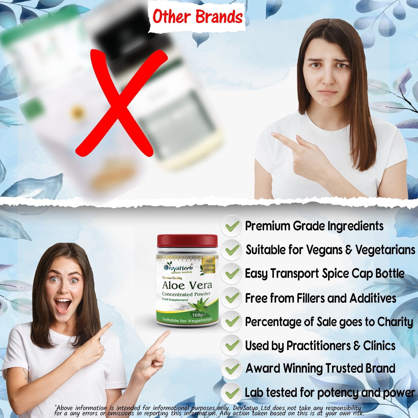 Aloe Vera Powder - Herbalshire Handmade Herbal Products