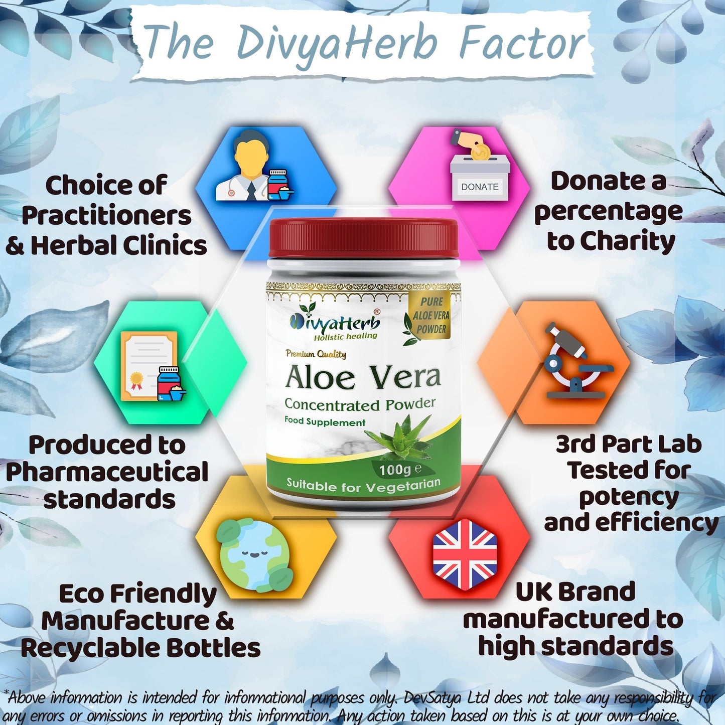 Aloe Vera Powder - Herbalshire Handmade Herbal Products