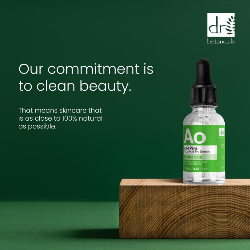 Aloe Vera Superfood Eye Serum 15ml - Herbalshire Handmade Herbal Products