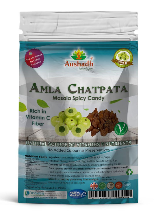 Amla Chatpata Candy 250grm - Herbalshire Handmade Herbal Products