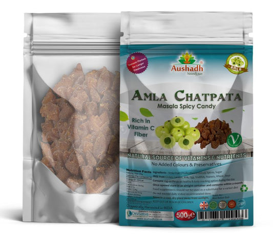 Amla Chatpata Candy 500grm - Herbalshire Handmade Herbal Products