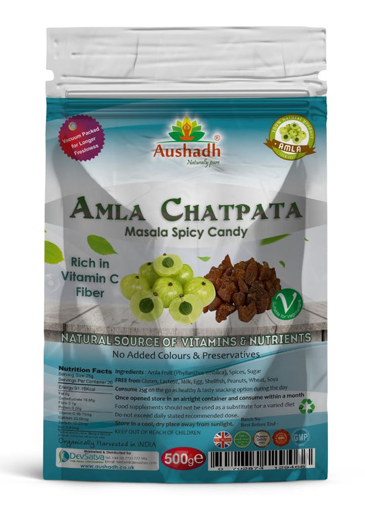 Amla Chatpata Candy 500grm - Herbalshire Handmade Herbal Products