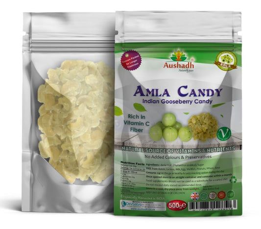 Amla Fruit (Gooseberry) Candy 500grm - Herbalshire Handmade Herbal Products