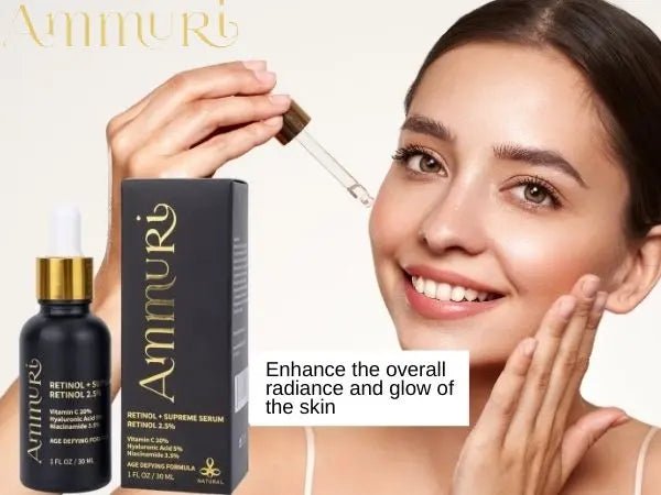 Ammuri 2.5% Retinol Serum - Gentle Anti - Aging Treatment - Herbalshire Handmade Herbal Products