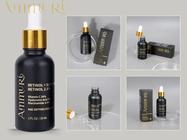 Ammuri 2.5% Retinol Serum - Gentle Anti - Aging Treatment - Herbalshire Handmade Herbal Products
