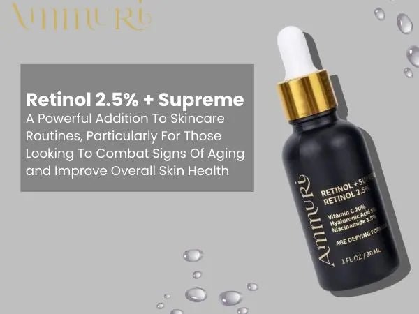 Ammuri 2.5% Retinol Serum - Gentle Anti - Aging Treatment - Herbalshire Handmade Herbal Products