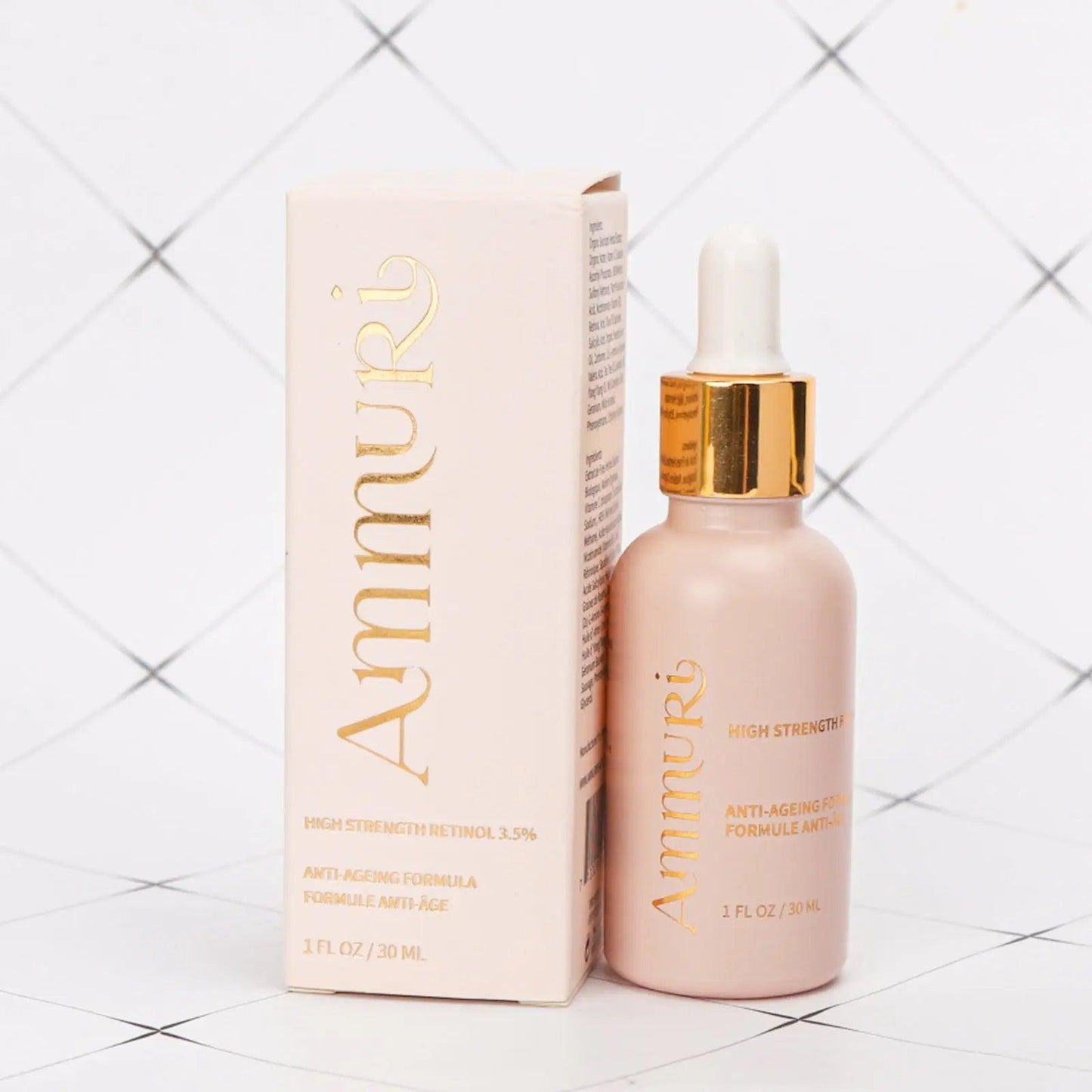 Ammuri 3.5% Retinol High Strength Face Serum – Anti - Ageing Formula - Herbalshire Handmade Herbal Products