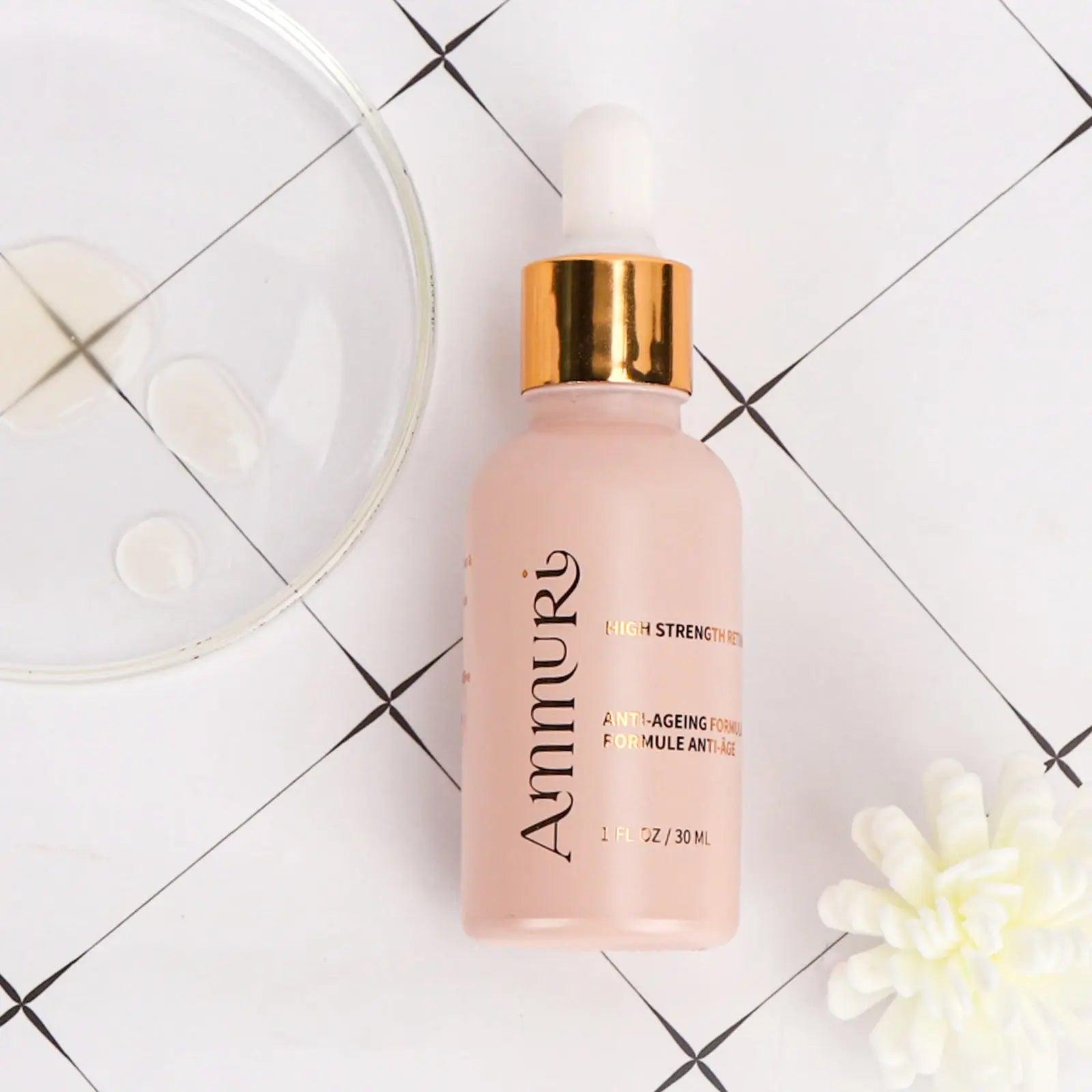 Ammuri 3.5% Retinol High Strength Face Serum – Anti - Ageing Formula - Herbalshire Handmade Herbal Products