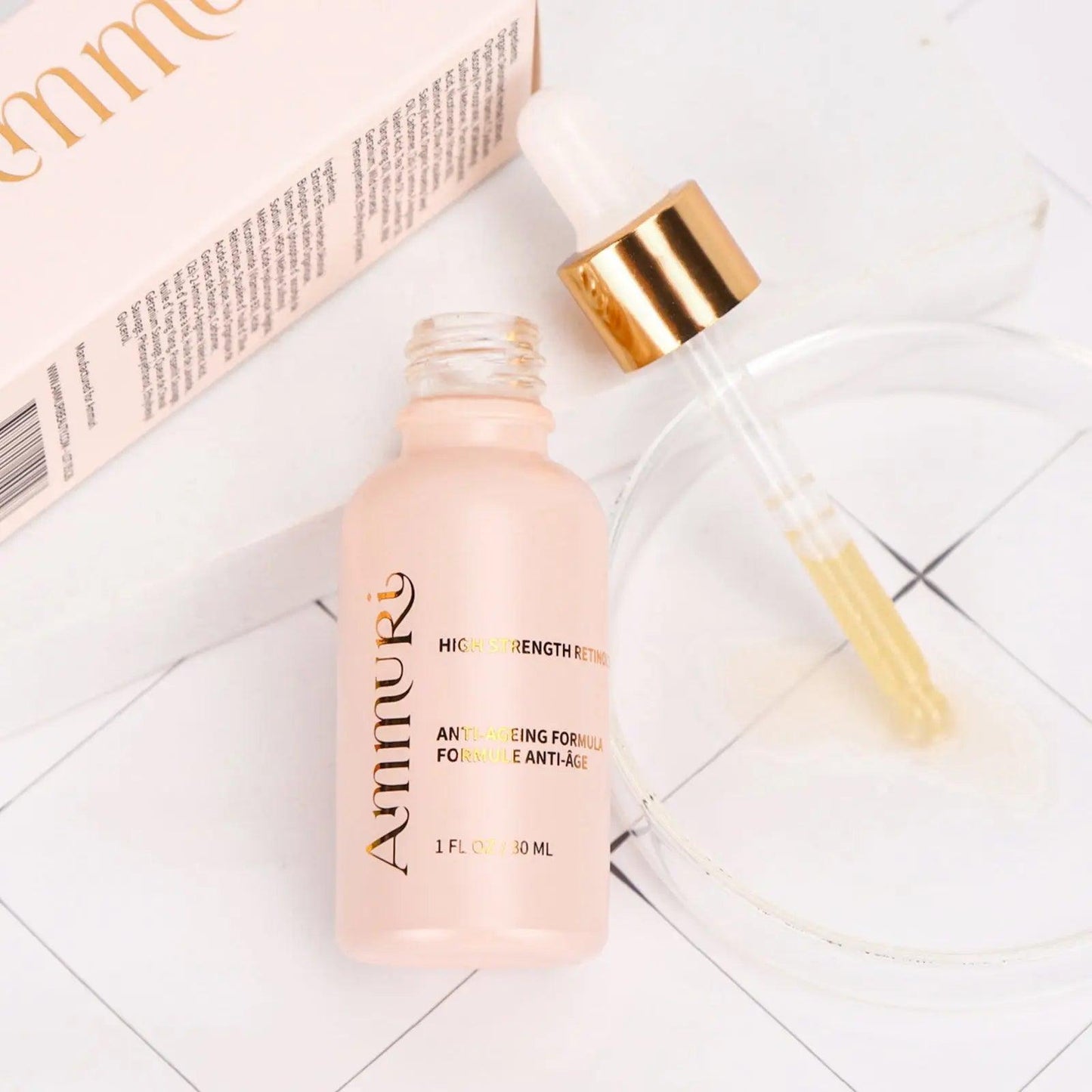 Ammuri 3.5% Retinol High Strength Face Serum – Anti - Ageing Formula - Herbalshire Handmade Herbal Products