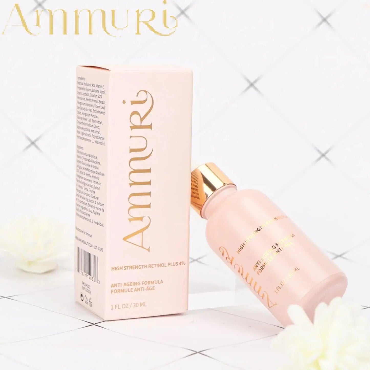 Ammuri 4% Retinol Serum - Advanced Anti - Aging Treatment - Herbalshire Handmade Herbal Products