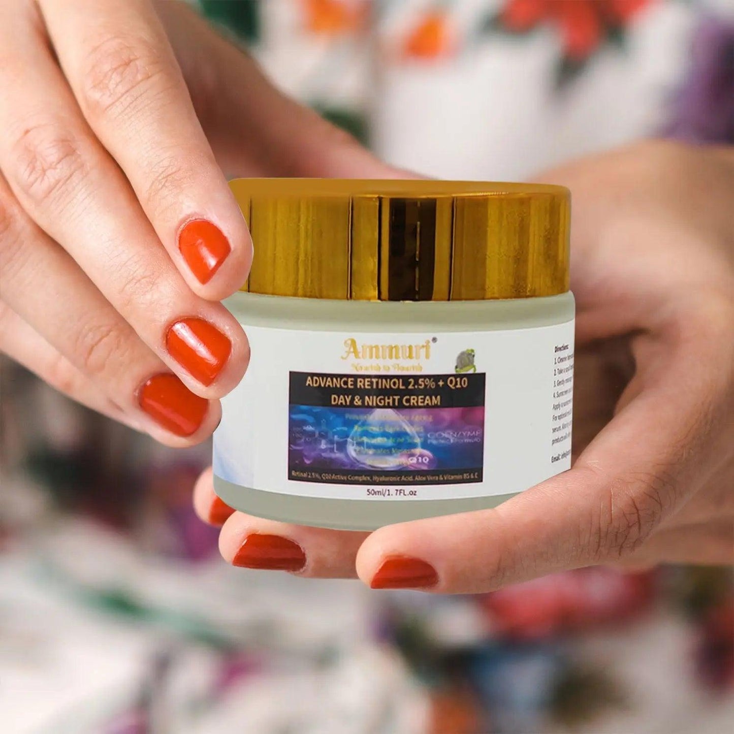 Ammuri Advanced Retinol 2.5% + Q10 Anti - Aging Cream - Herbalshire Handmade Herbal Products