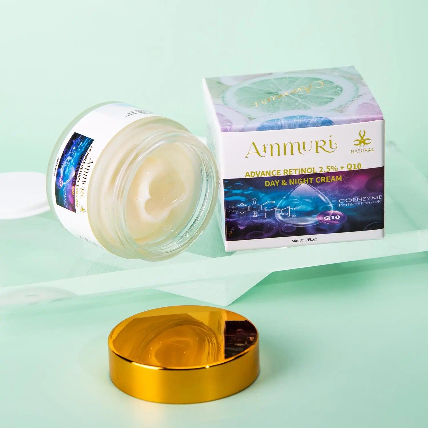 Ammuri Advanced Retinol 2.5% + Q10 Anti - Aging Cream - Herbalshire Handmade Herbal Products