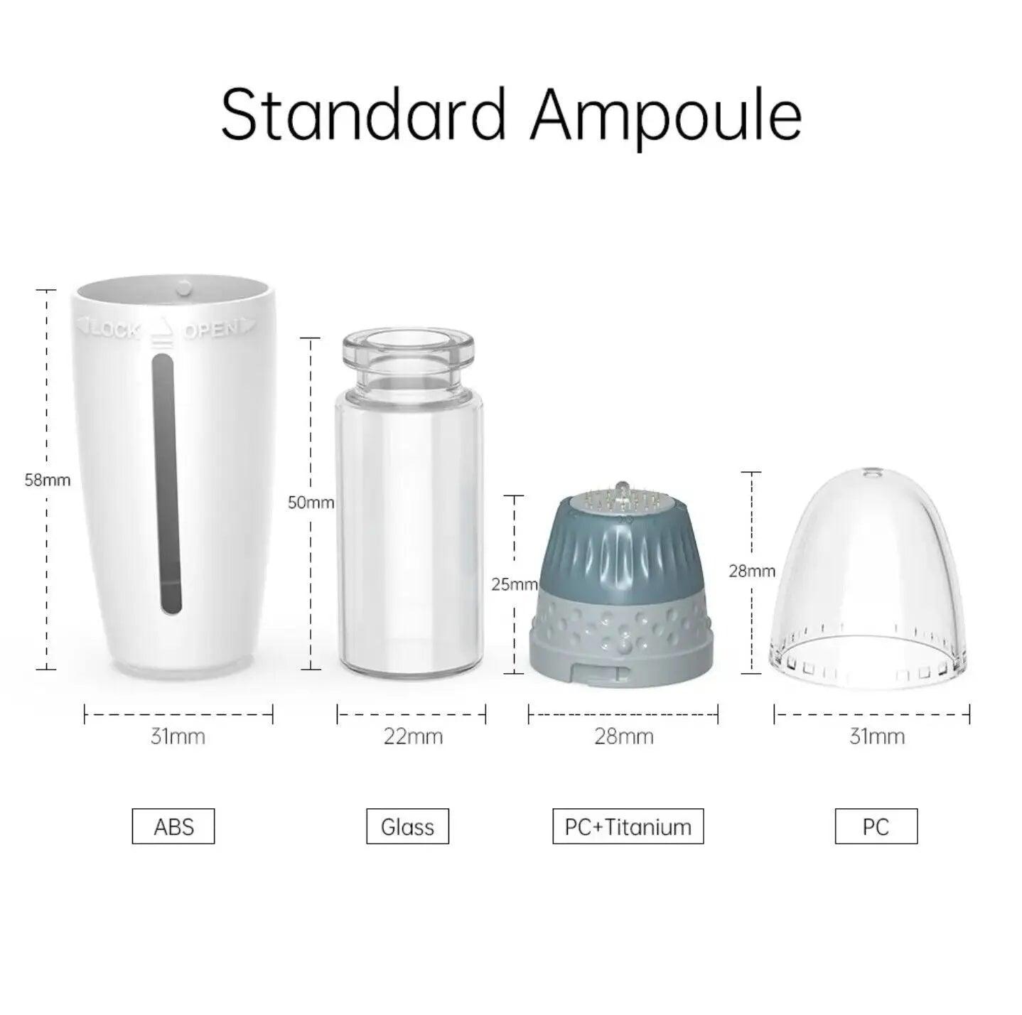 Ammuri Aesthetic Derma Roller System - At Home Microneedling Device - Herbalshire Handmade Herbal Products