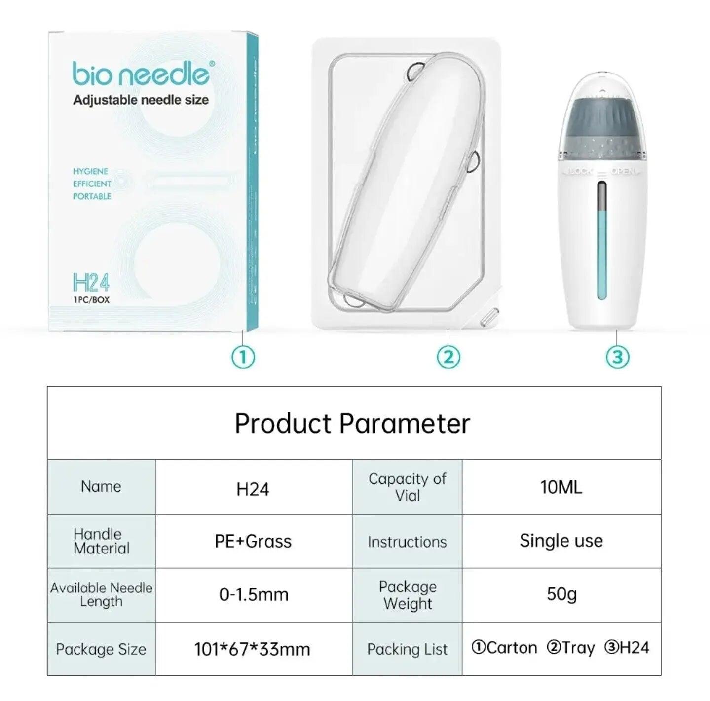 Ammuri Aesthetic Derma Roller System - At Home Microneedling Device - Herbalshire Handmade Herbal Products