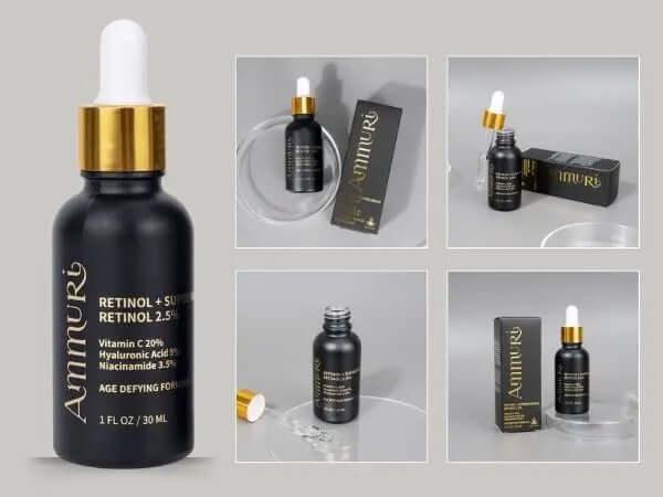 Ammuri Age Reverse Series & Retinol Supreme Set Powerful Anti - Ageing Anti - Wrinkle Series - Herbalshire Handmade Herbal Products