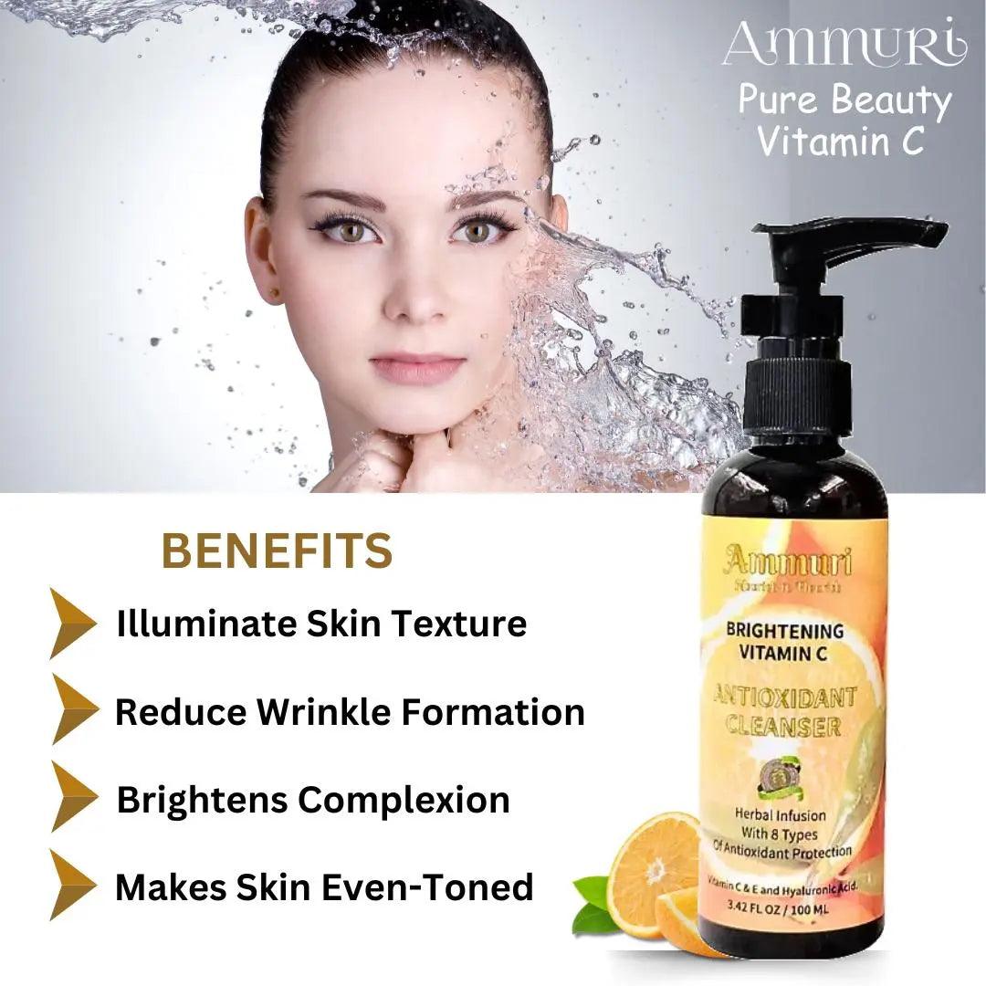 Ammuri Anti - Aging Skincare Package for Youthful Skin - Herbalshire Handmade Herbal Products
