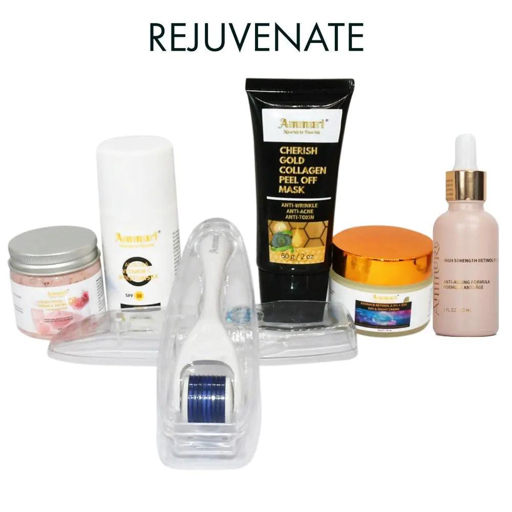Ammuri Anti - Aging Skincare Package for Youthful Skin - Herbalshire Handmade Herbal Products