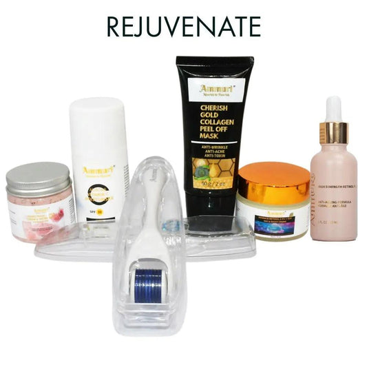 Ammuri Anti - Aging Skincare Package for Youthful Skin - Herbalshire Handmade Herbal Products