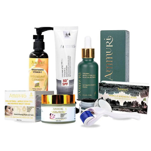 Ammuri Anti - Aging Skincare Package for Youthful Skin - Herbalshire Handmade Herbal Products