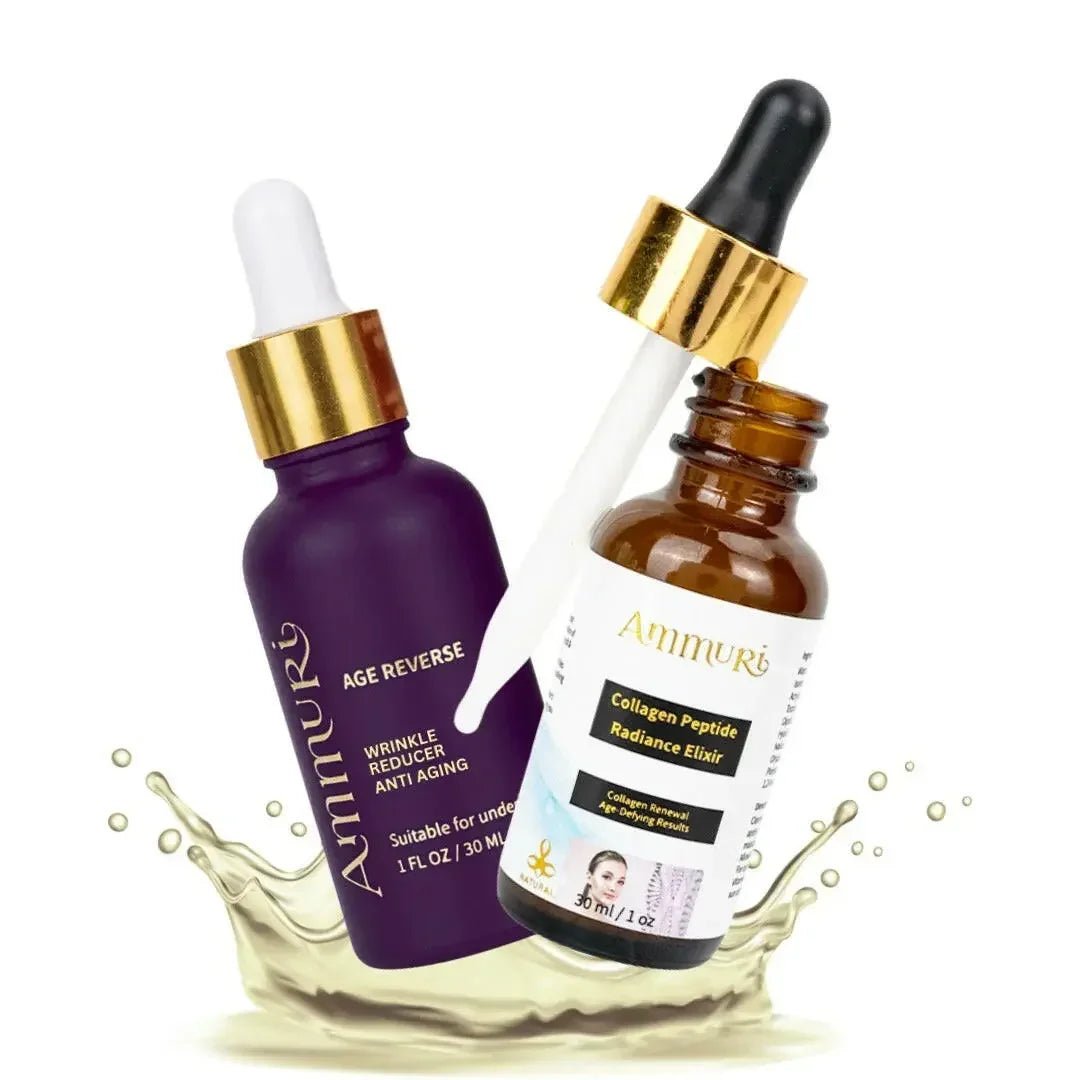 Ammuri Beauty Collagen Peptide Skincare Elixir Set - Herbalshire Handmade Herbal Products