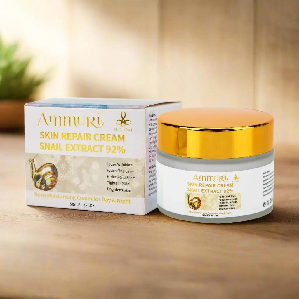 Ammuri Bioactive Snail Repair Cream | Anti - Aging Snail Cream - Herbalshire Handmade Herbal Products