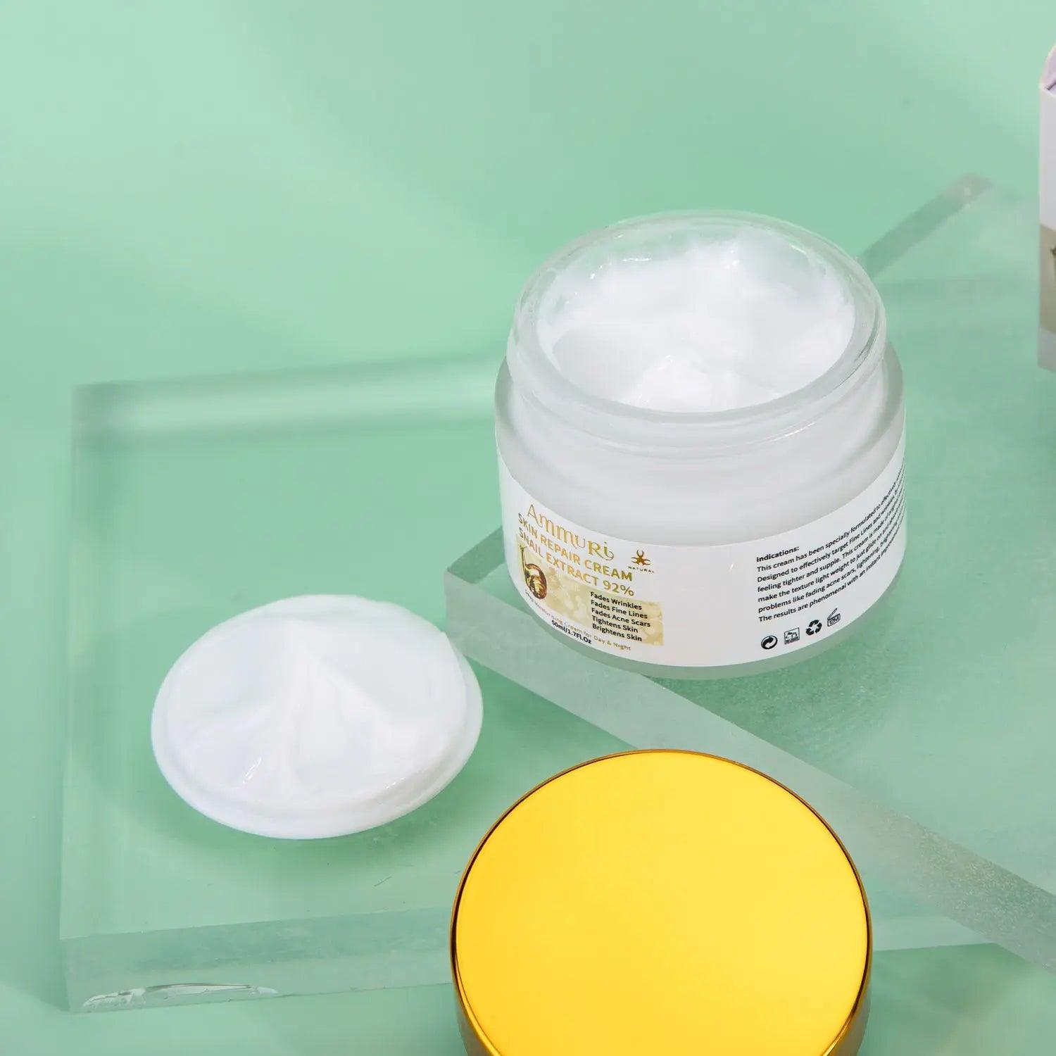 Ammuri Bioactive Snail Repair Cream | Anti - Aging Snail Cream - Herbalshire Handmade Herbal Products