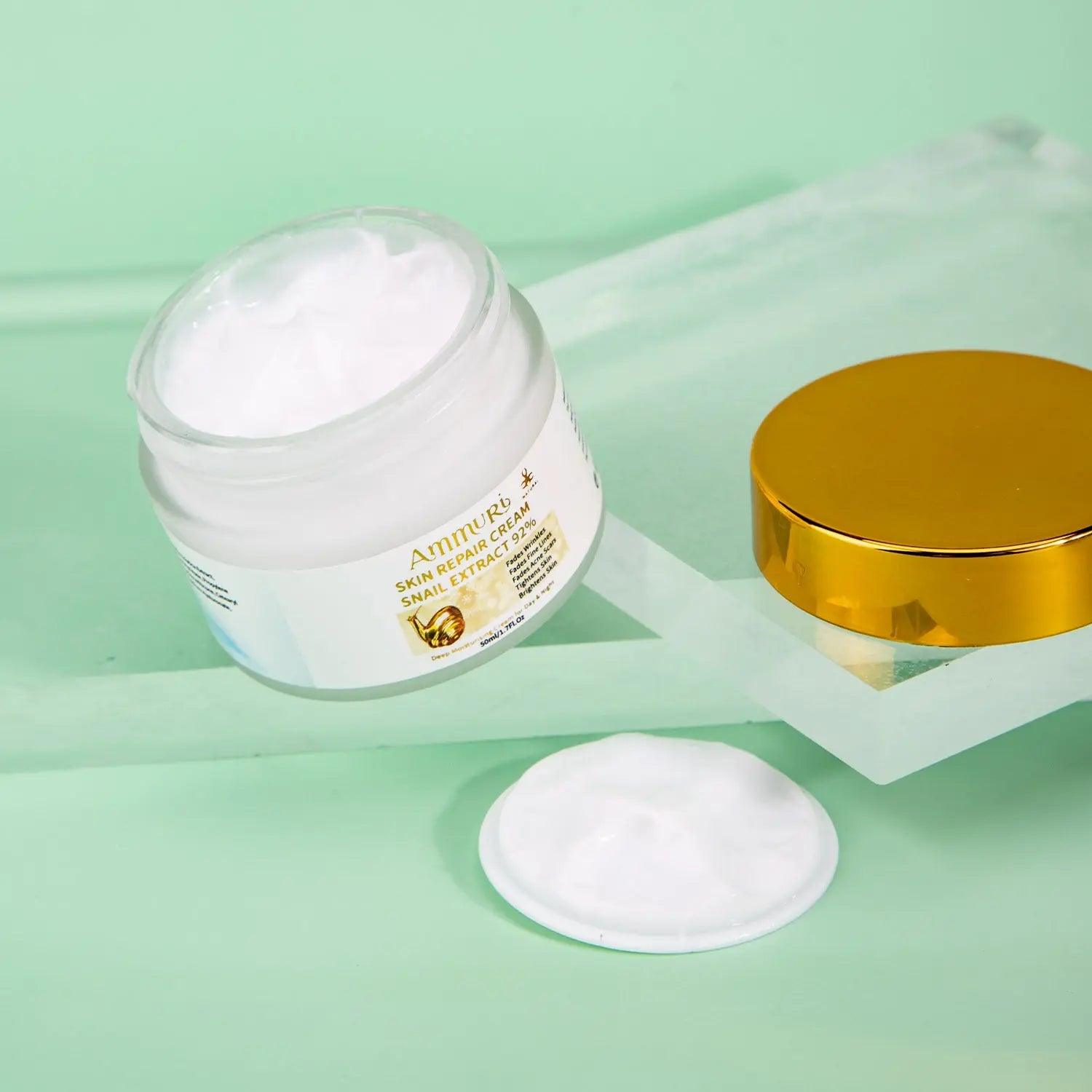 Ammuri Bioactive Snail Repair Cream | Anti - Aging Snail Cream - Herbalshire Handmade Herbal Products
