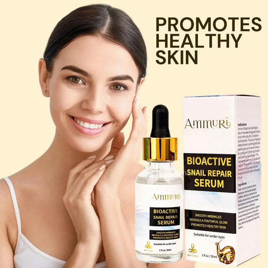 Ammuri Bioactive Snail Repair Serum | Anti - Aging Hydration with 87% Organic Ingredients – 30ml - Herbalshire Handmade Herbal Products