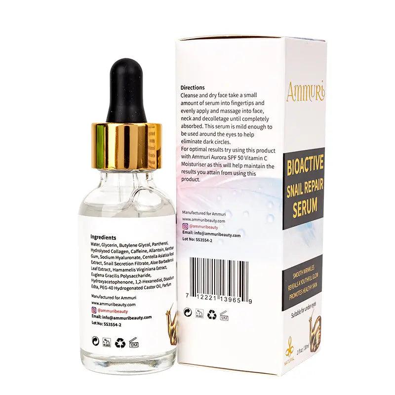 Ammuri Bioactive Snail Repair Serum Anti - Aging Organic - Herbalshire Handmade Herbal Products