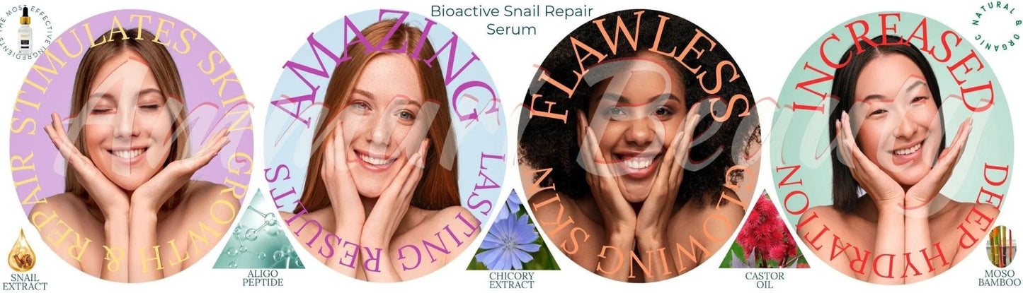 Ammuri Bioactive Snail Repair Serum Anti - Aging Organic - Herbalshire Handmade Herbal Products
