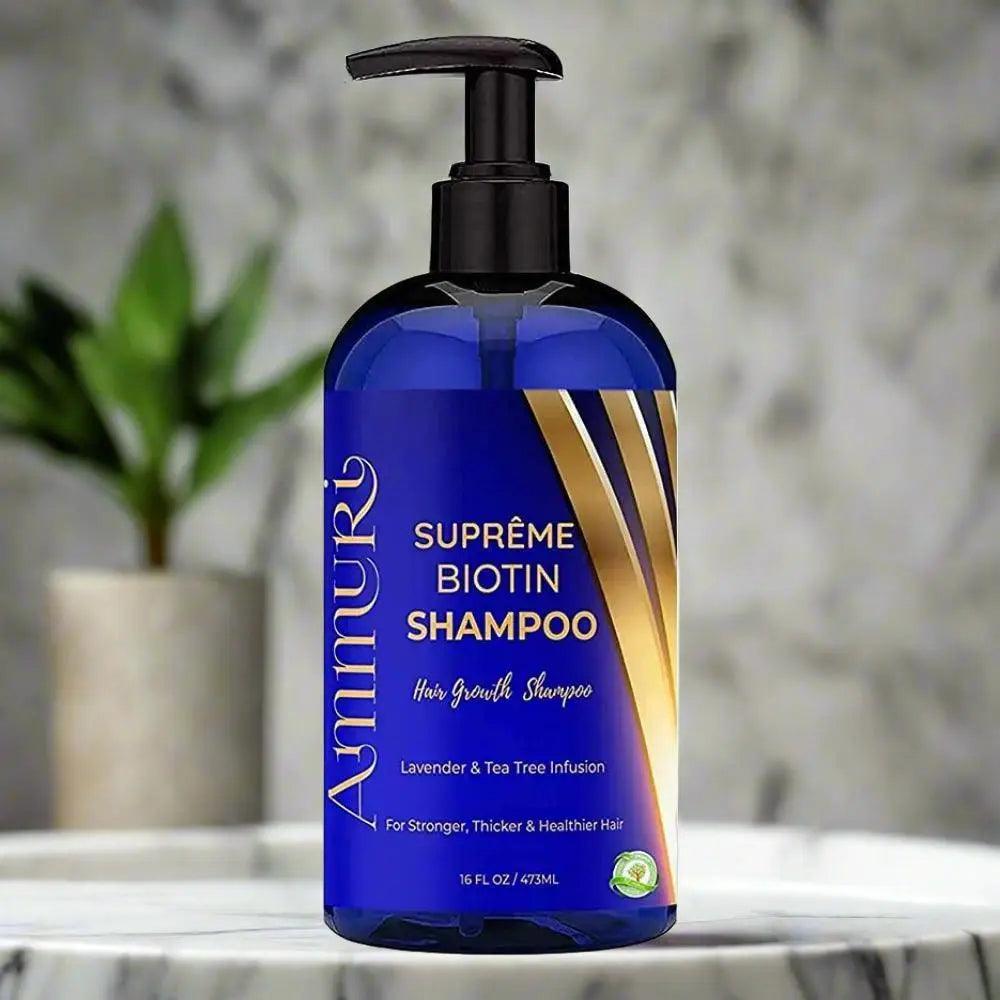 Ammuri Biotin Shampoo for Thicker Hair & Growth - Herbalshire Handmade Herbal Products