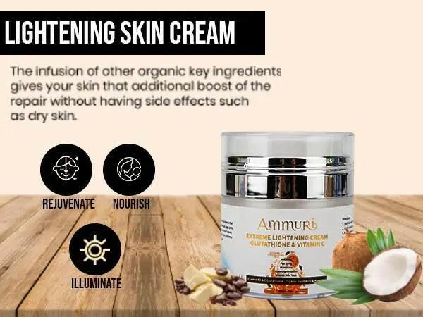 Ammuri Brightening Moisturiser Cream – For Face, Body & Sensitive Areas (50g) - Herbalshire Handmade Herbal Products