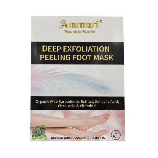 Ammuri Deep Exfoliating Foot Mask for Soft Feet - Herbalshire Handmade Herbal Products