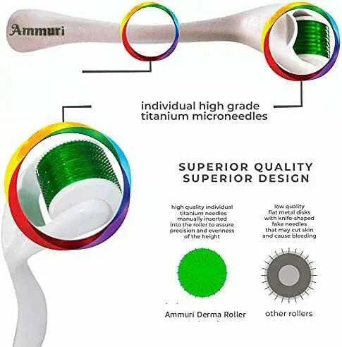 Ammuri Derma Roller for Scars and Anti - Aging Care - Herbalshire Handmade Herbal Products