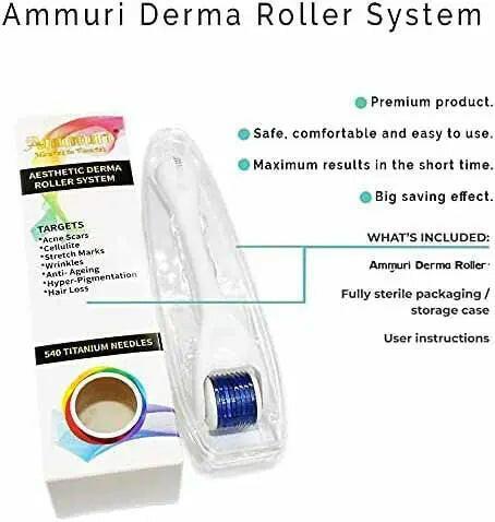 Ammuri Derma Roller for Scars and Anti - Aging Care - Herbalshire Handmade Herbal Products